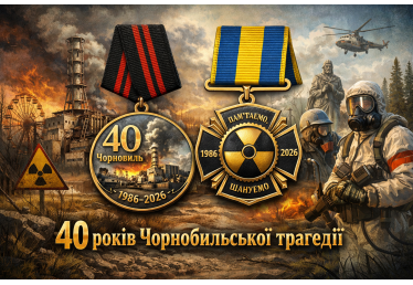 Медалі до 40-річчя аварії на ЧАЕС — виготовлення пам’ятних нагород в Україні