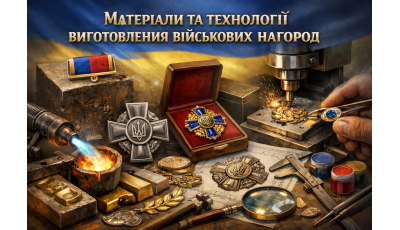 Матеріали та технології виготовлення військових нагород
