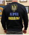 Реглан Альфа, колір чорний, прінт №1