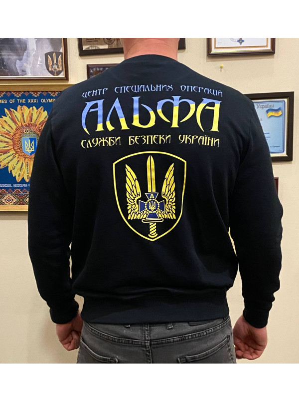 Реглан Альфа, колір чорний, прінт №6