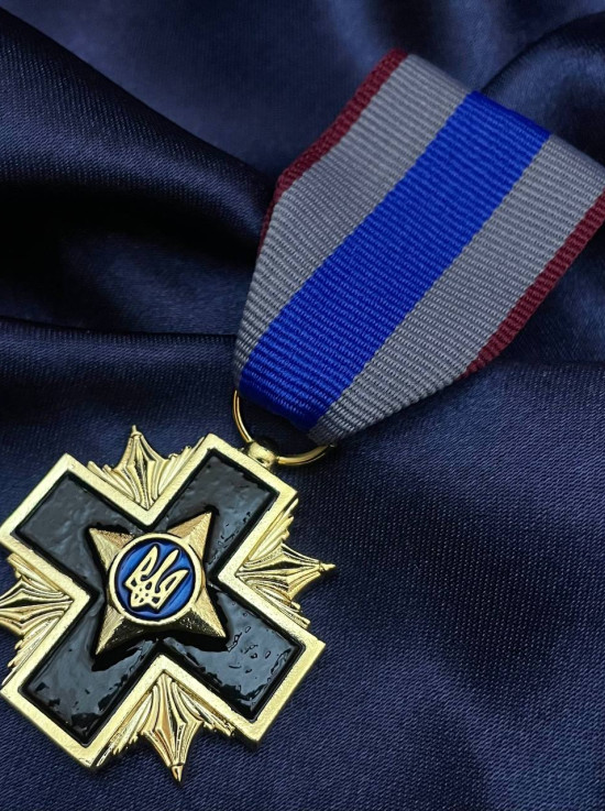 Знак Хреста "Сталевий хрест" 40*44*3 мм (20534)