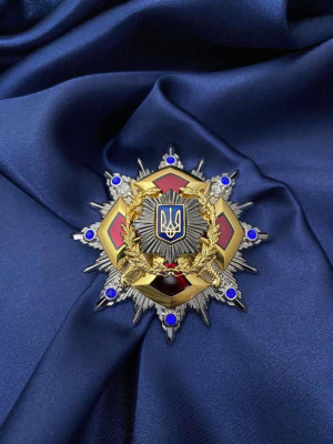 Знак пошани Національної поліції України 68х68х3 мм (30952)