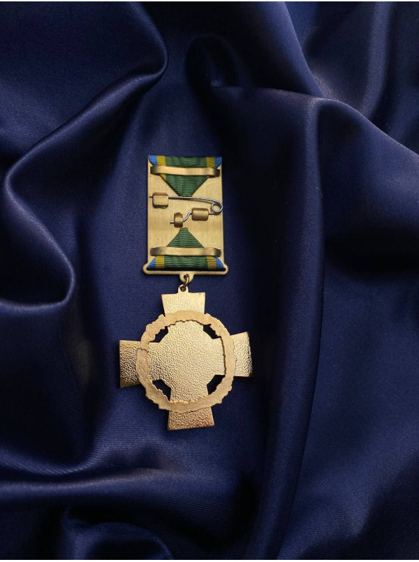 Пам'ятний нагрудний знак "Чорнобильська пошана" 45х45 мм (00592)