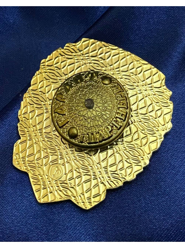 Пам'ятний нагрудний знак «Захисник України» ГенШтаб 55х49х3 мм (29941)