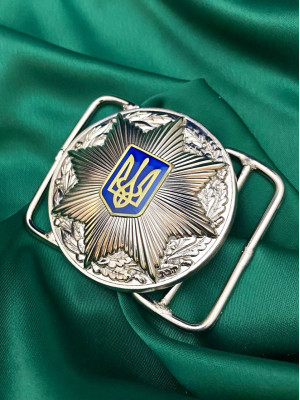 Пряжка на ремень національна поліція 55х3 мм (25508)
