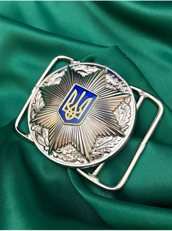 Пряжка на ремень національна поліція 55х3 мм (25508)