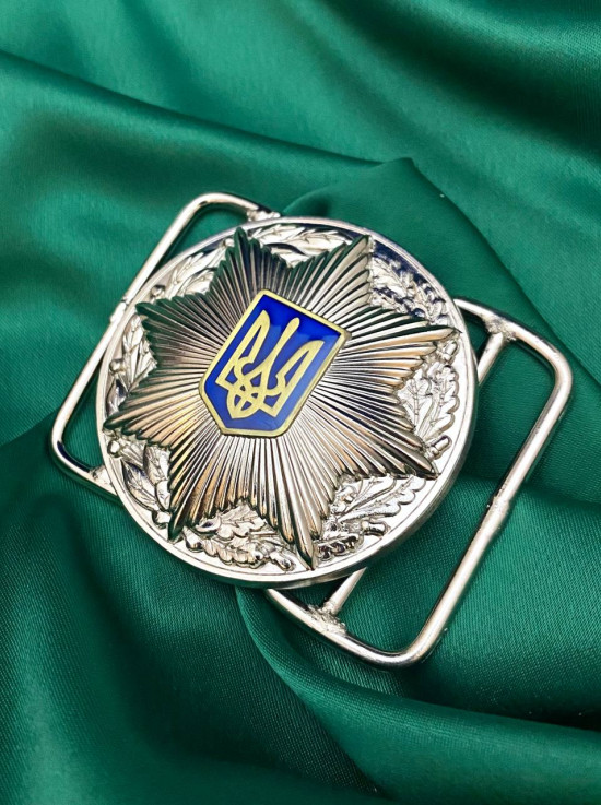 Пряжка на ремень національна поліція 55х3 мм (25508)