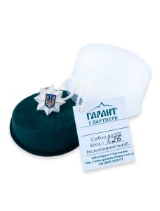 Фрачник із срібла «Національна поліція» (28449)