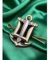 Беретний знак "Військово-Морських Сил" 55х40х2 мм (25059)