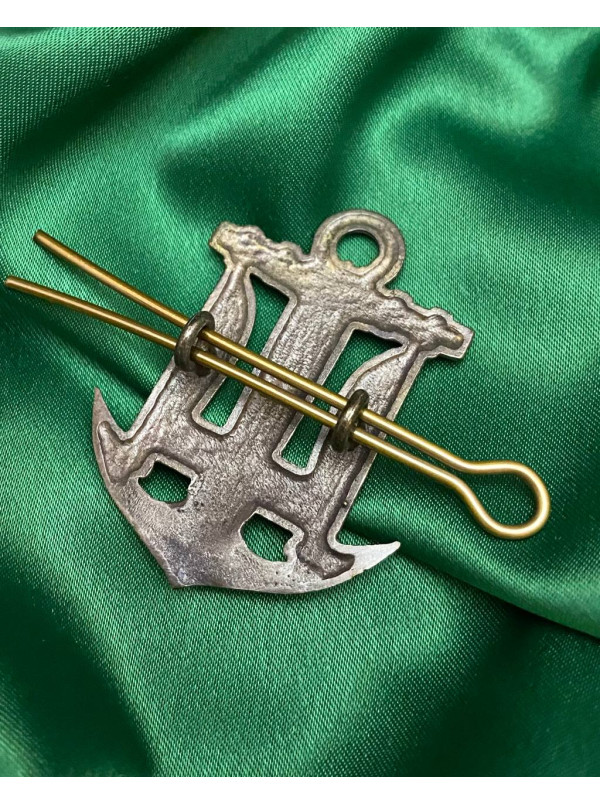 Беретний знак "Військово-Морських Сил" 55х40х2 мм (25059)
