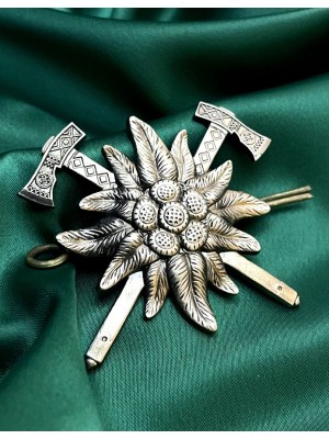Беретний знак "Гірської піхоти" 54х46х1.5 мм (27784)
