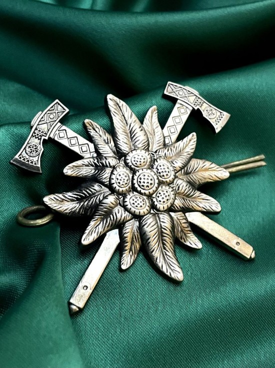 Беретний знак "Гірської піхоти" 54х46х1.5 мм (27784)