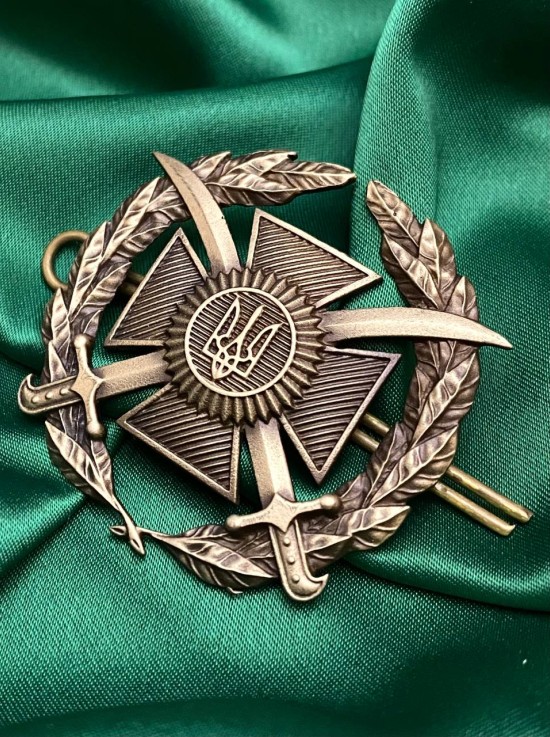 Беретний знак загальновійськовий 49х49х1.5 мм (26298)
