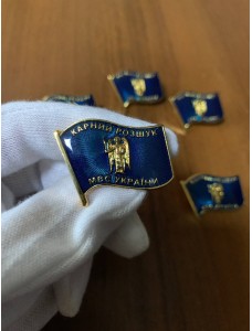 Значок прапор "Карний розшук" 30х30 (01238)