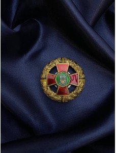 Беретний знак "Національна гвардія України" 45х45х2 мм (17916)