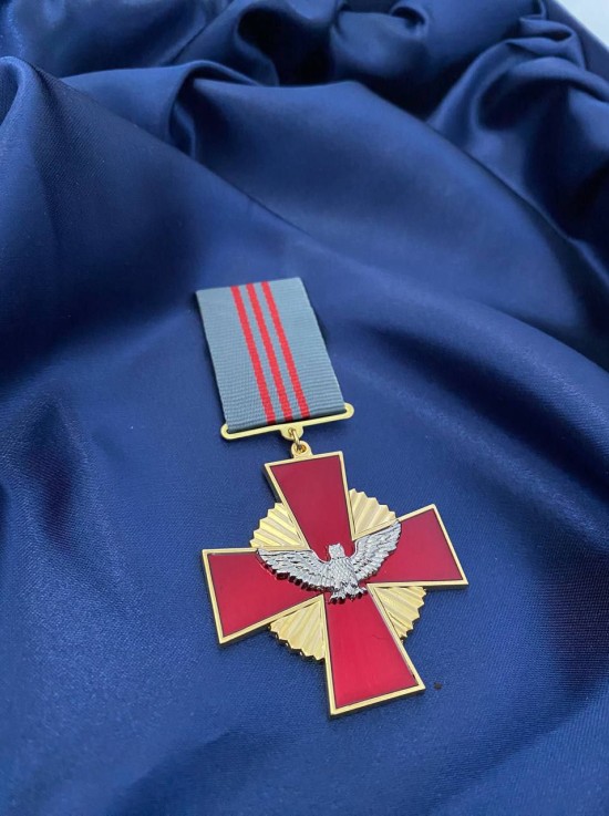 Медаль "Військова розвідка. За вільну Україну" 50х50 мм (14967)