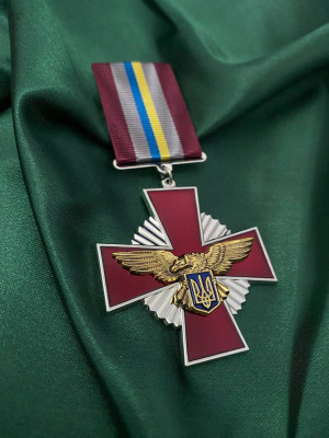 Медаль "За оборону рідної держави" 50х50х3 мм (24080)