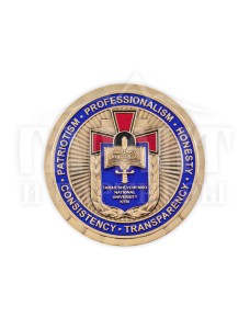 Монета "ВІ КНУ" 60 мм (23676)