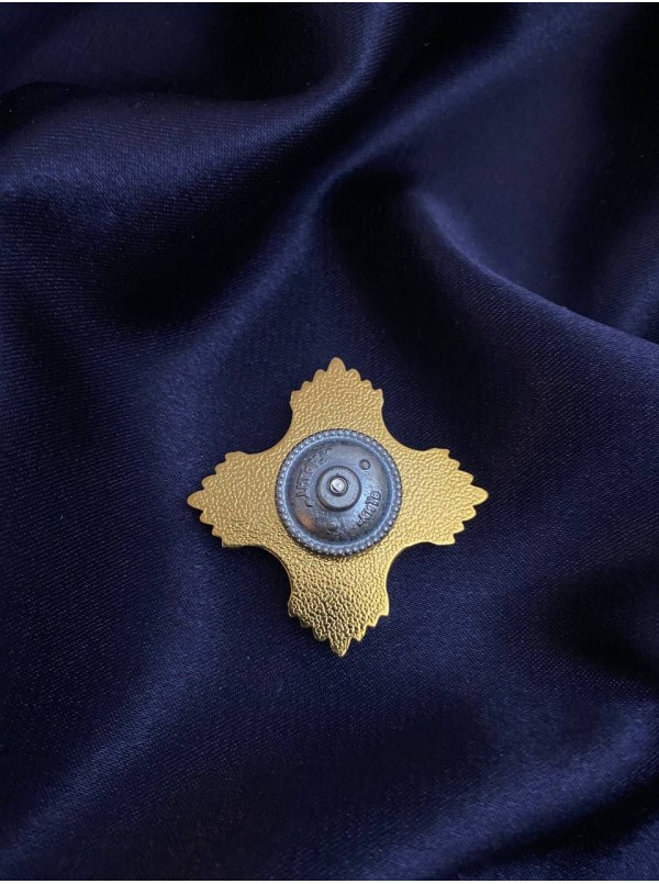 Нагрудний знак "Лицар закону і честі" I ступінь 48*48*3 мм (24061)