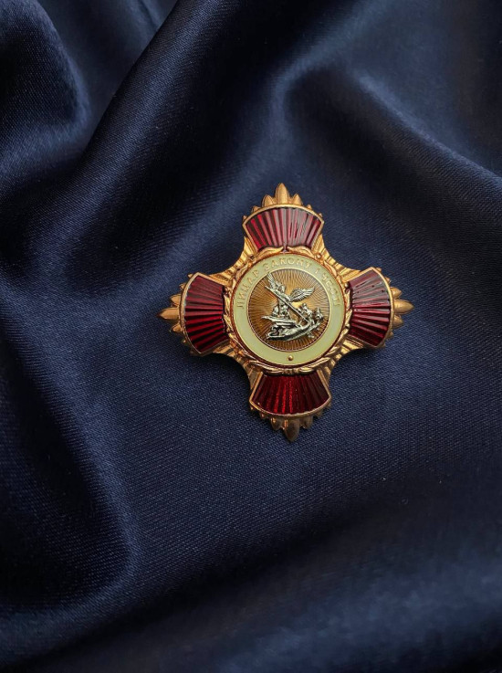Нагрудний знак "Лицар закону і честі" III ступінь 48*48*3 мм (24065)