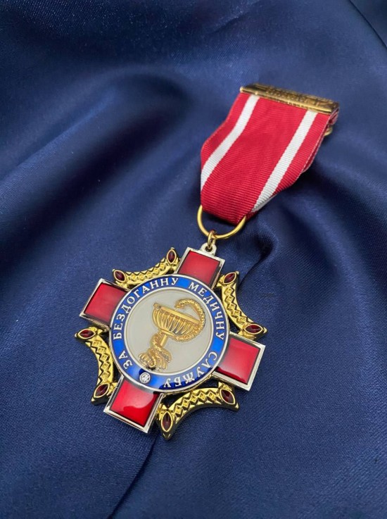 Орден "За бездоганну медичну службу" 50,5х47х2,0 мм (17112)