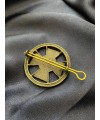 Беретний знак «Державна прикордонна служба України» 48х5 мм (33495)