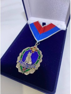 Медаль для собак НГУ "За віддану службу" 2ст. 45*37 (24492)