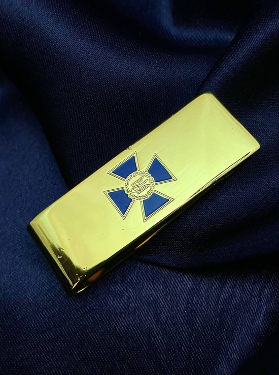 Затискач для грошей СБУ 14х14х1,2 мм  (31689)