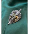 Нагрудний знак 100 років транспортній контррозвідці 60х31 мм (25949)