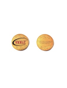 Монета "WMMAF" золото 60 мм (14359)