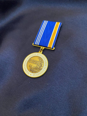 Медаль "За відвагу на пожежі"д32х3 мм (14974)
