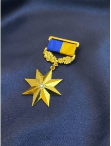 Медаль "Герой козацтва" 40х32х2 мм (13215)