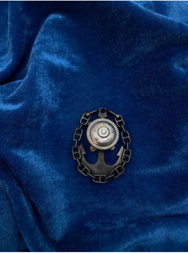 Нагрудний знак "Судновий механік" 48х35мм (31154)