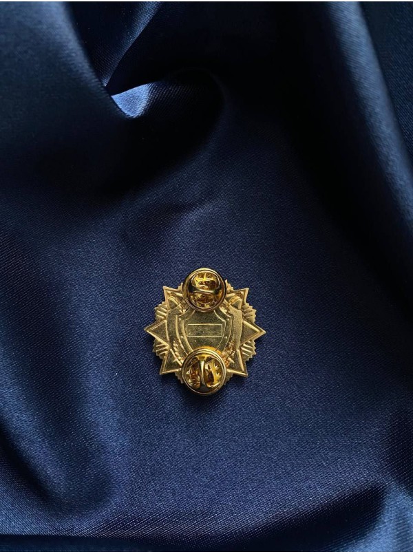 Значок "Azerbaycan Veterani" 32х32х2,5 мм (17310)