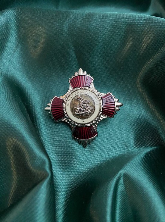  Нагрудний знак "Лицар закону і честі" 48*48*3мм (24066)