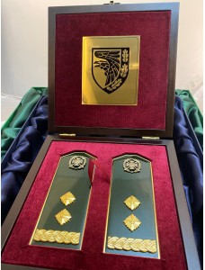 Погони у  дерев'яному футлярі Підполковник ЗСУ (37197)