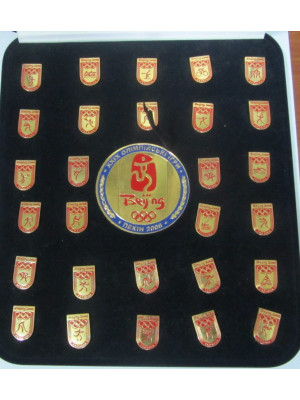 Комплект значки "НОК Beijing 2008" (16253)