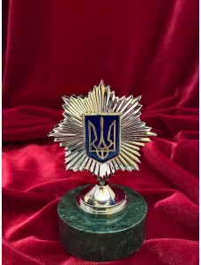 Статуетка  "Зірка МВС" 68х68х3 мм  (36791)