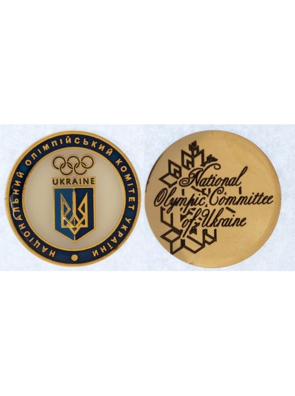 Монета_НОК_Національний олімпійський  д38х3 мм (32991)