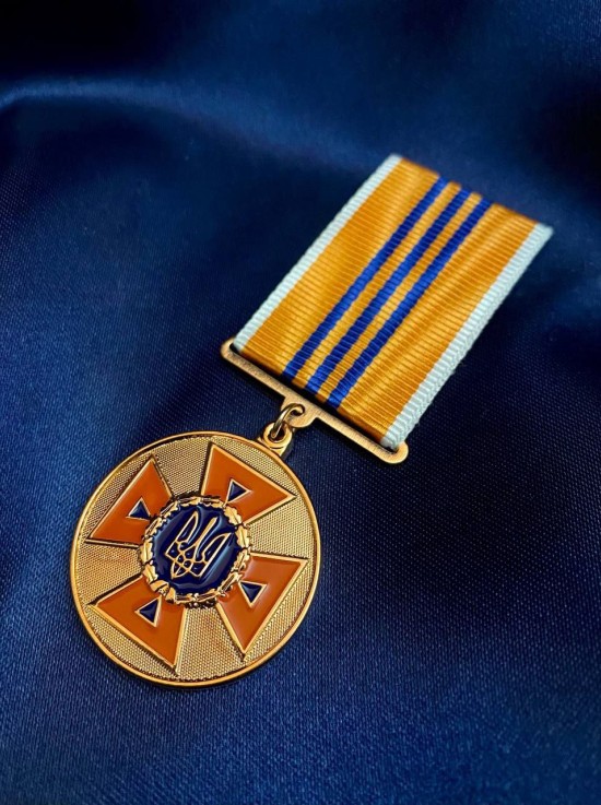 Медаль "10 років сумлінної служби" ДСНС 32 мм (31757)