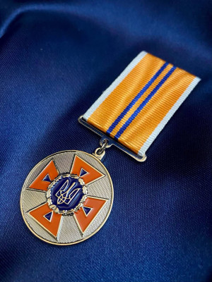 Медаль "15 років сумлінної служби" ДСНС 32 мм (31758)