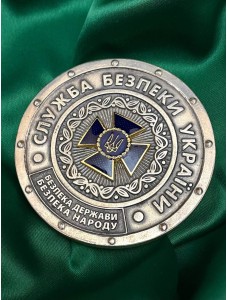 Монета_коїн "СБУ" велика 60 мм(17183)