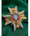 Нагрудний знак "Діамантовий Хрест" УДО 50х50х2,5мм (33736)
