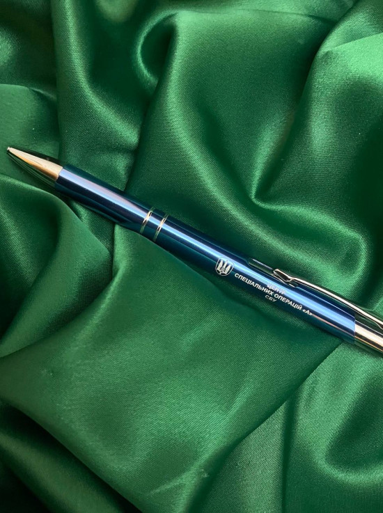 Ручка Cosko синя  СБУ Альфа 21G_0.7D (33159)