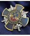 Нагрудний знак "Управління СБ України у Вінницькій області" 55х55х2,5 мм  (26902)