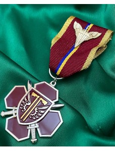 Медаль "Відзнака командира ВЧ А4355 (77 аеромобільна бригада ДШВ)" 45мм (37995)