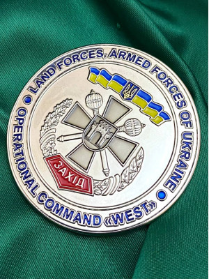 Монета МЦМБ 2019 "Партнерство безпека світ" 50 мм (29730)