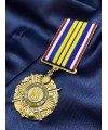 Нагрудний знак "30 років Управлінню державної охорони України УДО 32х38х3 мм (34393)