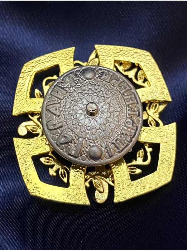 Нагрудний знак "За відвагу в службі" МВС 40 мм (05622)