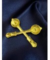 Знак розрізнення "Перехрещені булави" 20х40мм (31681)